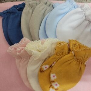 Colorful Baby Mittens Set